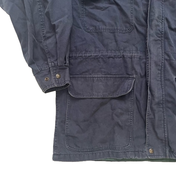 Timberland Chore Barn Coat Workwear Weathergear Leather Utility Jacket Large - Picture 5 of 13